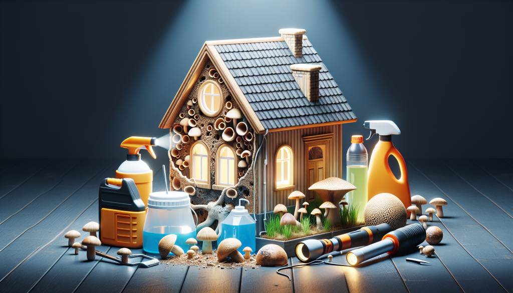 La mérule : stratégies pour détecter et éliminer ce champignon de la maison