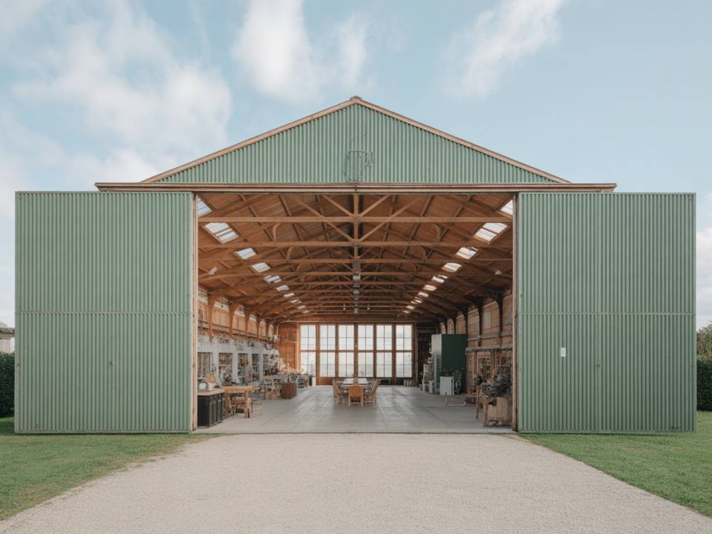 Aménagement hangar : transformer un bâtiment industriel en lieu de vie