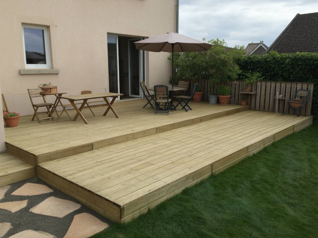 Construire une terrasse sur plots : étapes, matériaux et budget à prévoir