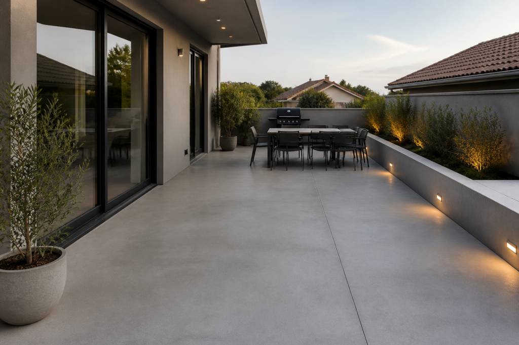 Aménager terrasse béton : idées, conseils et erreurs à éviter