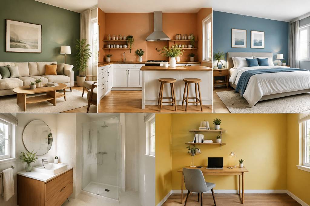 Couleur pour la maison : comment choisir les bonnes teintes pour chaque pièce