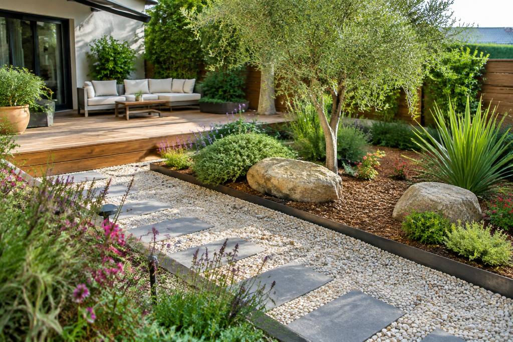 Aménagement jardin sans pelouse : 10 idées pratiques pour un extérieur facile à vivre
