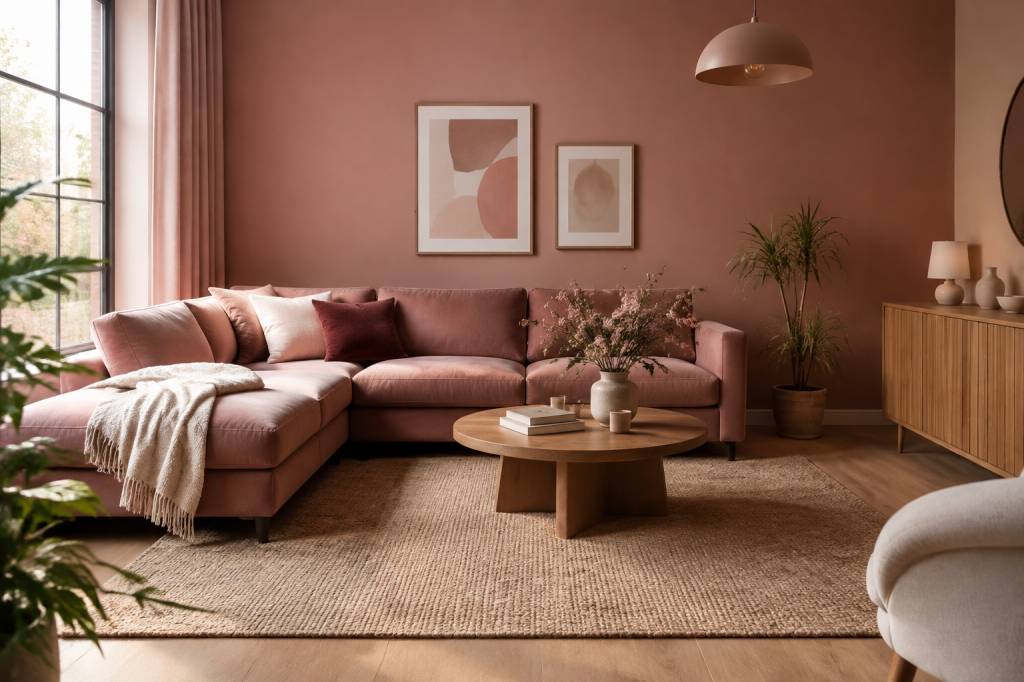 Comment adopter la couleur rose boisé en décoration ?