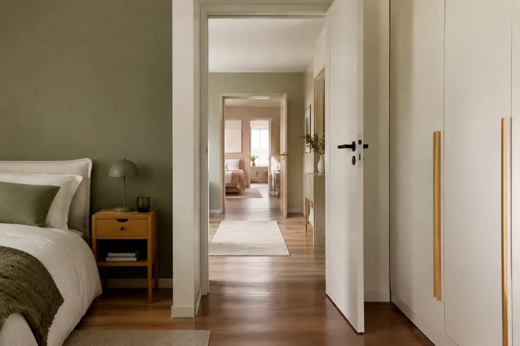 Chambres en enfilade : quelles solutions pour préserver l’intimité et faciliter la circulation ?